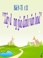 Bài giảng GDCD 7 bài 9 Xây dựng gia đình văn hóa | Lớp 7, GDCD - Ôn Luyện