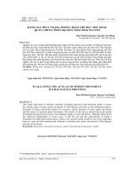 ĐÁNH GIÁ THỰC TRẠNG PHONG TRÀO THỂ DỤC THỂ THAO  QUẦN CHÚNG TRÊN ĐỊA BÀN TỈNH THÁI NGUYÊN