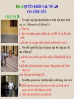 Bài giảng GDCD 8 bài 18 Quyền khiế nạn tố cáo của công dân | Lớp 8, GDCD - Ôn Luyện