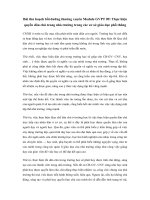 Bài thu hoạch bồi dưỡng thường xuyên Module GVPT 09