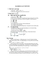 GIAI BT VL 10: BA ĐỊNH LUẬT NEWTON