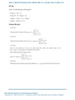 Bài 2 trang 90 sgk Giải tích 12 : Giải các bất phương trình lôgarit ...