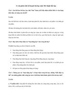 11 câu phân tích kế hoạch bài dạy môn Mỹ thuật tiểu học