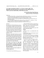 XÁC ĐỊNH TÌNH HÌNH NHIỄM VÀ SỬ DỤNG THUỐC ĐIỀU TRỊ  BỆNH ĐẦU ĐEN DO Histomonas meleagridis GÂY RA TRÊN ĐÀN GÀ  NUÔI TẠI HUYỆN ĐỊNH HÓA, TỈNH THÁI NGUYÊN