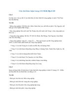 Câu hỏi thảo luận trang 132 SGK Địa lí 10