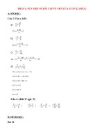 NỘI DUNG GHI BÀI MÔN TOÁN 6 - TUẦN 24