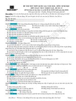 ĐỀ số 13 đề THI THỬ THPT QG 2018 SINH học in 