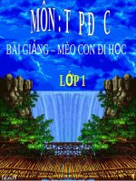 Bài giảng Tập đọc Mèo con đi học - Tiếng Việt 1 | Ngữ văn, Lớp 1 - Ôn Luyện