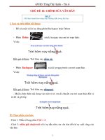 NỘI DUNG BÀI HỌC MÔN TIN HỌC 6 - TUẦN 24