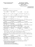 Kiểm tra vật  lý 10 De thi10.11241
