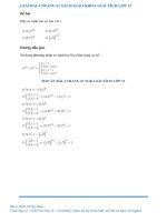 Bài 4 trang 61 sách giáo khoa giải tích lớp 12: so sánh các số sau với 1