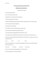 PHÒNG GIÁO DỤC VÀ ĐÀO TẠO THỊ XÃ CẨM PHẢ ĐỀ KIỂM TRA HỌC KÌ I MÔN VẬT LÍ 7