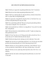 CAU HOI ON MON ĐGĐĐ