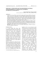 THIẾT KẾ TÀI LIỆU BỔ TRỢ KĨ NĂNG VIẾT CHO SINH VIÊN  NĂM THỨ NHẤT TRƯỜNG ĐẠI HỌC Y DƯỢC THÁI NGUYÊN