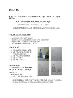 NỘI DUNG BÀI HỌC MÔN MỸ THUẬT 6 - 7 - 8 - 9 (TUẦN 25)