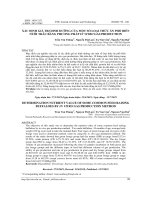 XÁC ĐỊNH GIÁ TRỊ DINH DƯỠNG CỦA MỘT SỐ LOẠI THỨC ĂN PHỔ BIẾN NUÔI TRÂU BẰNG PHƯƠNG PHÁP IN VITRO GAS PRODUCTION