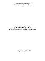 Vai trò của giảng viên chủ nhiệm - Cố vấn học tập trong đào tạo theo hệ thống tín chi trong môi trường đại học