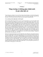 Bài đọc 5-2. Tăng trưởng và chính sách ở các nước đang phát triển. Chương 2: Tăng trưởng và không gian chính sách từ góc nhìn lịch sử