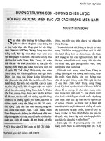 Đường trường sơn - đường chiến lược nối hậu phương miền Bắc với cách mạng miền Nam