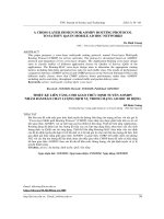 THIẾT KẾ LIÊN TẦNG CHO GIAO THỨC ĐỊNH TUYẾN AOMDV  NHẰM ĐẢM BẢO CHẤT LƯỢNG DỊCH VỤ TRONG MẠNG AD HOC DI ĐỘNG
