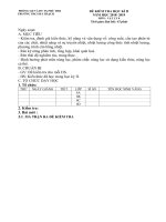 Đề thi thử học kì 2 môn Vật lý lớp 8 kèm đáp án | Vật lý, Lớp 8 - Ôn Luyện