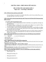 Đề cương ôn tập học kì 1 môn GDCD lớp 11 năm 2020 - 2021 THCS Đinh Tiên Hoàng | Lớp 11, Giáo dục công dân - Ôn Luyện