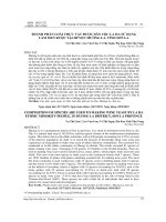 THÀNH PHẦN LOÀI THỰC VẬT ĐƯỢC DÂN TỘC LA HA SỬ DỤNG  LÀM MEN RƯỢU TẠI HUYỆN MƯỜNG LA, TỈNH SƠN LA