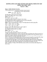 SỬA BÀI TẬP TUẦN 27 - MÔN VẬT LÝ 6