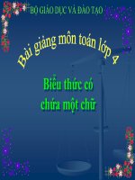 Biểu thức có chứa một chữ | Toán học, Lớp 4 - Ôn Luyện