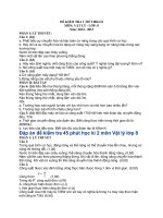 Đề thi thử giữa kì 2 môn Vật lý lớp 8 có đáp án | Vật lý, Lớp 8 - Ôn Luyện