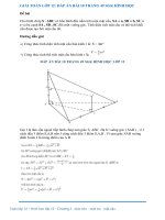 Bài 10 trang 49 SGK Hình học 12 : Cho hình chóp S . ABC có bốn đỉnh ...