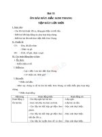 Giáo án Âm nhạc 2 bài 31 Ôn tập hát Bắc kim thang | Âm nhạc, Lớp 2 - Ôn Luyện