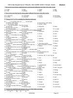 Đề KTTT giua HK 1 - K10 - made 301