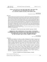 NÂNG CAO NĂNG LỰC DẠY HỌC ĐỌC HIỂU CHO SINH VIÊN  SƯ PHẠM NGỮ VĂN NHẰM ĐÁP ỨNG YÊU CẦU  CỦA CHƯƠNG TRÌNH GIÁO DỤC PHỔ THÔNG 2018