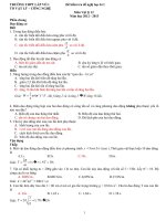 Kiểm tra môn lý 12 LY 12 HKI-LV1.doc