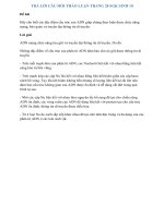 Bài 6 trang 28 SGK Sinh học 10: Hãy cho biết các đặc điểm cấu trúc của AND…