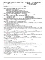 Đề thi thử học kì 2 môn Vật lý lớp 9 THPT Ngô Gia Tự có đáp án | Vật lý, Lớp 9 - Ôn Luyện