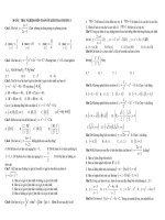 Toán 12  KSHS trắc nghiệm ôn tập chương I giai tich 12