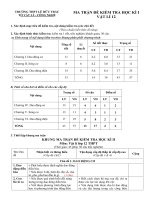 Kiểm tra vật  lý 10 HKI LI 12 (30cau)