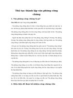 Thủ tục thành lập văn phòng công chứng