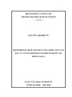 Kiểm định sự dịch chuyển cùng chiều giữa giá dầu và tỷ giá hối đoái tại một số quốc gia Đông Nam Á