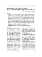 ĐÁNH GIÁ KHẢ NĂNG PHÁT TRIỂN DU LỊCH SINH THÁI  Ở VƯỜN QUỐC GIA BẾN EN, TỈNH THANH HÓA THEO HƯỚNG BỀN VỮNG