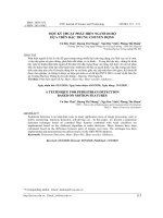 MỘT KỸ THUẬT PHÁT HIỆN NGƯỜI ĐI BỘ  DỰA TRÊN ĐẶC TRƯNG CHUYỂN ĐỘNG