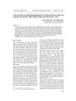 CÔNG TÁC BẢO VỆ CHÍNH TRỊ NỘI BỘ ĐẢNG CỦA ĐẢNG CỘNG SẢN VIỆT NAM TRONG CUỘC KHÁNG CHIẾN CHỐNG THỰC DÂN PHÁP (1945 – 1954)