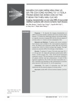 Nghiên cứu đặc điểm hình ảnh và giá trị của cộng hưởng từ 1.5 tesla trong đánh giá sống còn cơ tim ở bệnh tim thiếu máu cục bộ