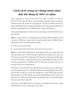 Hướng dẫn xử lý trùng số CMND khi đăng ký thuế cho cá nhân