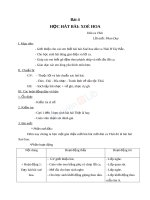 Giáo án Âm nhạc 2 bài 4 Học hát Xòe hoa | Âm nhạc, Lớp 2 - Ôn Luyện