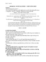 NỘI DUNG GHI BÀI MÔN VẬT LÝ 7 - TUẦN 24