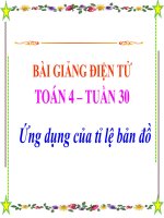 Ứng dụng của tỉ lệ bản đồ | Toán học, Lớp 4 - Ôn Luyện