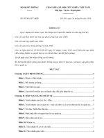 TT-BQP Quy định về đào tạo, sát hạch, cấp giấy phép lái xe quân sự